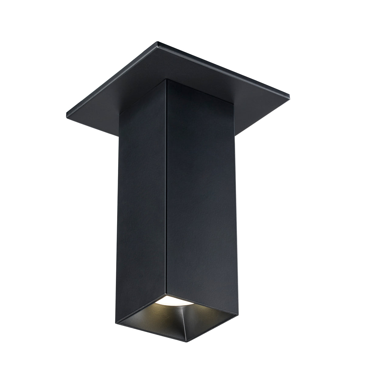 Trans Globe Lighting LED-16340 BK Rowland black LED flush mount ceiling light
