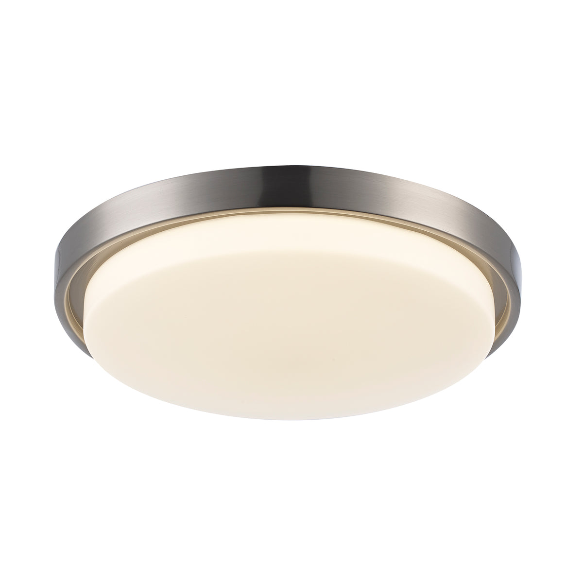 Trans Globe Lighting LED-16413-5CCT BN Dawn 1 Light 13 inch Brushed Nickel Flush Mount Ceiling Light
