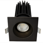 Lotus LED Light LED-2-S11W-5CCT-ORB-EY-SQ 2" Square Gimbal Led Downlight - 11w - Cct Selectable - 850 Lumens - 120v - Oil Rubbed Bronze Finish