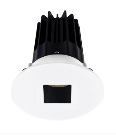 Lotus LED Lights LED-2-S15W-27K-2RRBK-2RSH 2" Led Recessed Downlight - High Output - 15w - 2700k - 980 Lumens - Black Reflector - Square Hole Trim - 120v