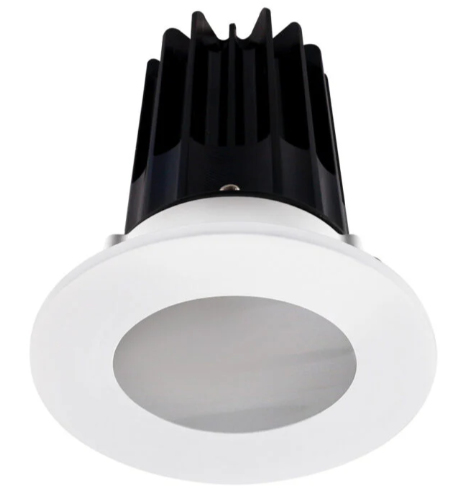 Lotus LED Lights LED-2-S15W-27K-2RRBK-2RST-60D 2 inch Recessed Downlight LED, Wattage 15W, Color Temperature 2700K, Lumens 980 lm, 60° Beam Angle, Black Reflector, Round Shower Trim