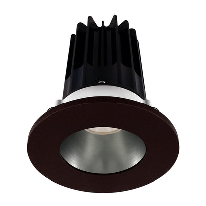 Lotus LED Lights LED-2-S8W2-30K-2RRDM-2RTBZ 8W 600LM Recessed LED Downlight Round Diamond Reflector and Round Bronze Trim 38°