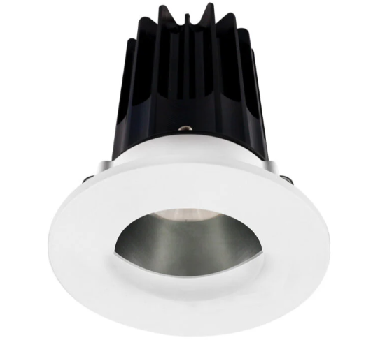 Lotus LED Lights LED-2-S15W-27K-2RRCH-2RWW-24D 2 inch Recessed Downlight LED, Wattage 15W, Color Temperature 2700K, Lumens 980 lm, 24° Beam Angle, Chrome Reflector, Round Wall Wash Trim