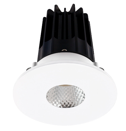 Lotus LED Lights LED-2-S15W-30K-2RRDM-2RPH-24D 2 inch Recessed Downlight LED, Wattage 15W, Color Temperature 3000K, Lumens 1000 lm, 24° Beam Angle, Diamond Reflector, Round Pinhole Trim
