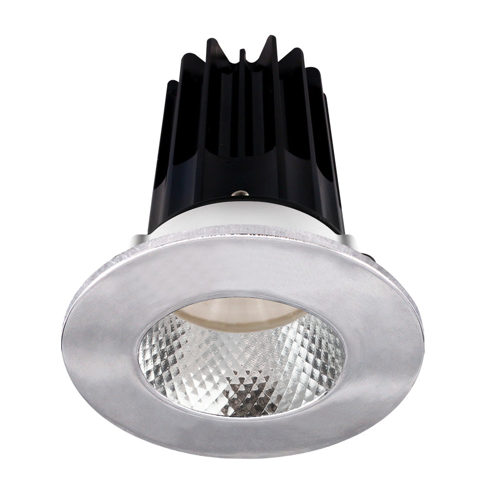 Lotus LED Lights LED-2-S15W-30K-2RRDM-2RTCH-60D 15W 1000LM Recessed LED Downlight with Diamond Reflector and Chrome Trim 60° Beam