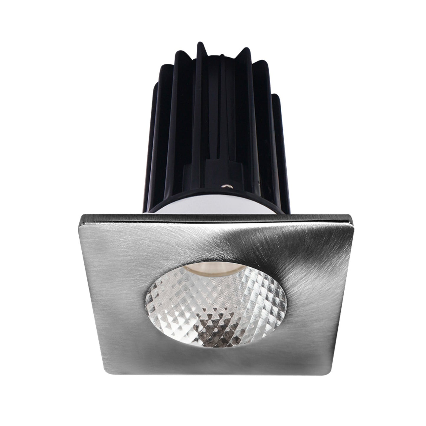 Lotus LED Lights LED-2-S8W2-3018K-2RRDM-2STCH 8W Recessed LED Downlight with Diamond Reflector and Chrome Square Trim
