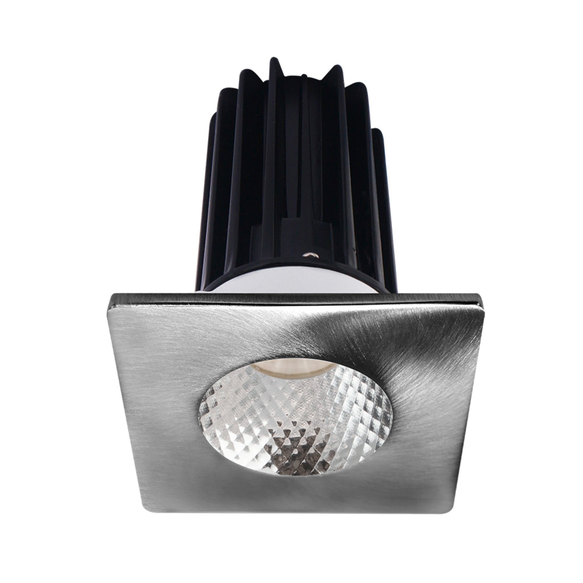 Lotus LED Lights LED-2-S8W2-3018K-2RRDM-2STCH 8W Recessed LED Downlight with Diamond Reflector and Chrome Square Trim