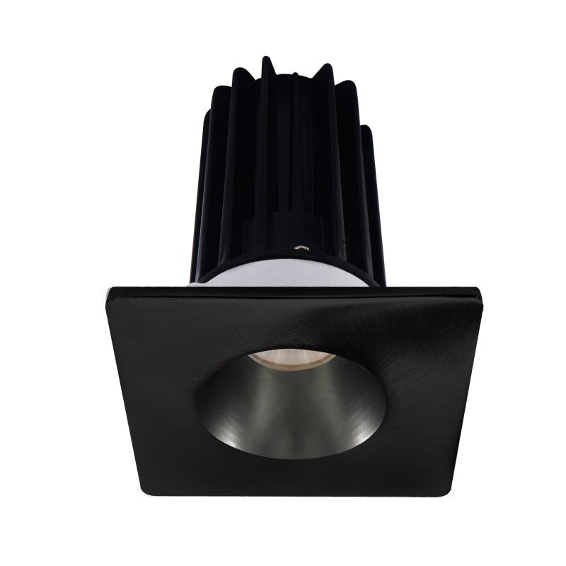 Lotus LED Lights LED-2-S15W-3018K-2RRCH-2STBK-24 2" LED Recessed Downlight, High Output, Color Temperature Dim to Warm, Wattage 15W, Lumens 800 lm, Beam Angle 24°, Chrome Reflector - Black Trim