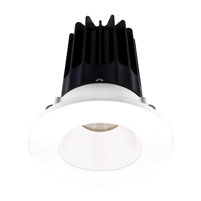 Lotus LED Light LED-2-S15W-3018K-2RRWH-2RTWH-24 2" LED Recessed Downlight - High Output - 15 Watt W/ 24 Degree Beam Angle, CCT Dim To Warm / 3K-18K, 120V, White Reflector/ Round White Trim