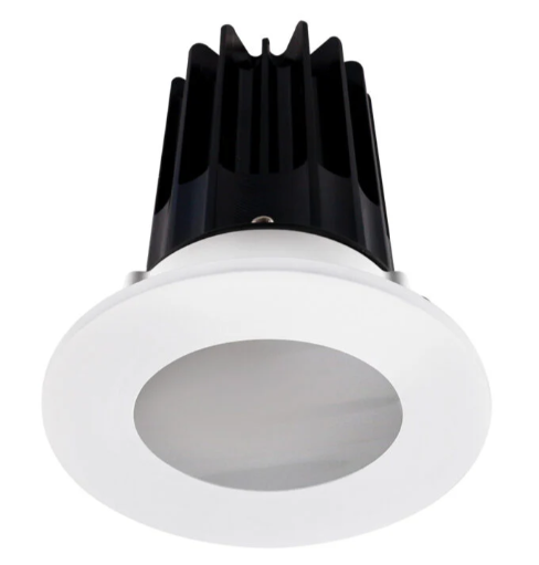 Lotus LED Lights LED-2-S15W-30K-2RRBK-2RST-60D 2 inch Recessed Downlight LED, Wattage 15W, Color Temperature 3000K, Lumens 1000 lm, 60° Beam Angle, Black Reflector, Round Shower Trim