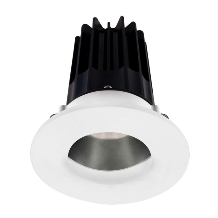 Lotus LED Lights LED-2-S15W-30K-2RRCH-2RWW-24D 2 inch Recessed Downlight LED, Wattage 15W, Color Temperature 3000K, Lumens 1000 lm, 24° Beam Angle, Chrome Reflector, Round Wall Wash Trim