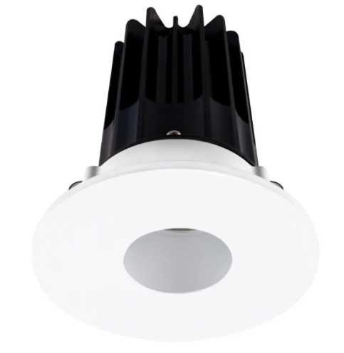 Lotus LED Lights LED-2-S15W-40K-2RRAK-2RPH-24D 2 inch Recessed Downlight LED, Wattage 15W, Color Temperature 4000k, Lumens 1020 lm, 24° Beam Angle, Alzak Reflector, Round Pinhole Trim