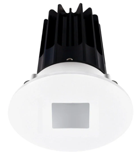 Lotus LED Lights LED-2-S15W-40K-2RRAK-2RSH-24D 2 inch Recessed Downlight LED, Wattage 15W, Color Temperature 4000k, Lumens 1020 lm, 24° Beam Angle, Alzak Reflector, Round Trim Square Hole