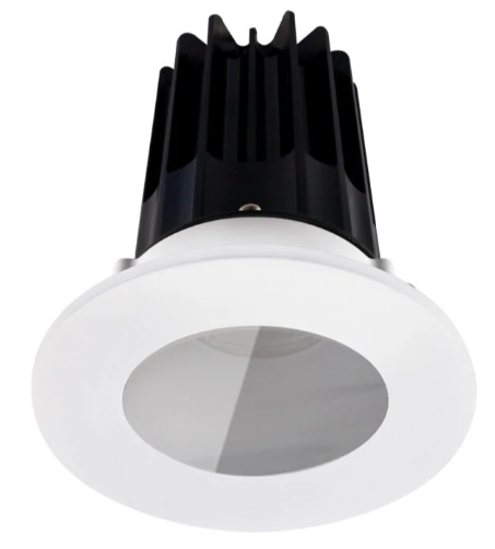 Lotus LED Lights LED-2-S15W-40K-2RRAK-2RST-24D 2 inch Recessed Downlight LED, Wattage 15W, Color Temperature 4000k, Lumens 1020 lm, 24° Beam Angle, Alzak Reflector, Round Shower Trim