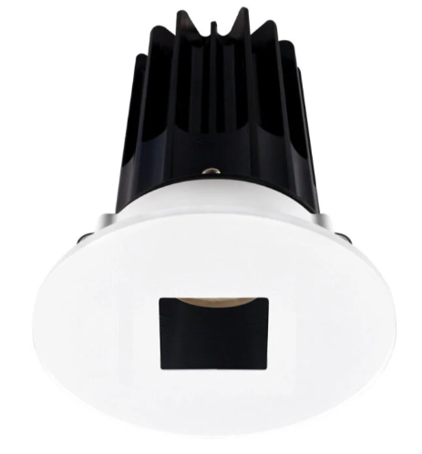 Lotus LED Lights LED-2-S15W-40K-2RRBK-2RSH-24D 2 inch Recessed Downlight LED, Wattage 15W, Color Temperature 4000k, Lumens 1020 lm, 24° Beam Angle, Black Reflector, Round Trim Square Hole