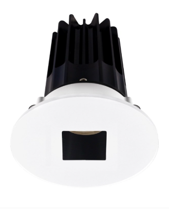 Lotus LED Lights LED-2-S15W-40K-2RRBK-2RSH 2" Led Recessed Downlight - High Output - 15w - 4000k - 1,020 Lumens - Black Reflector - Square Hole Trim - 120v