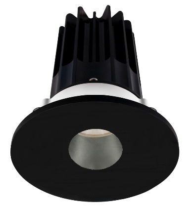 Lotus LED Lights LED-2-S15W-40K-2RRCH-2RPH-BK 2 inch Recessed Downlight LED, Wattage 15W, Color Temperature 4000k, Lumens 1020 lm, 38° Beam Angle, Chrome Reflector, Round Pinhole Trim, Black