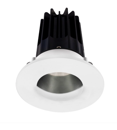 Lotus LED Lights LED-2-S15W-40K-2RRCH-2RWW 2" Led Recessed Downlight - High Output - 15w - 4000k - 1,020 Lumens - Chrome Reflector - Wall Wash Trim - 120v