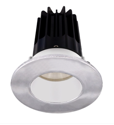 Lotus LED Lights LED-2-S15W-40K-2RRWH-2RTCH-24 2" Led Recessed Downlight - High Output - 15w - 4000k - 1,020 Lumens - White Reflector - Round Chrome Trim - 24° - 120v