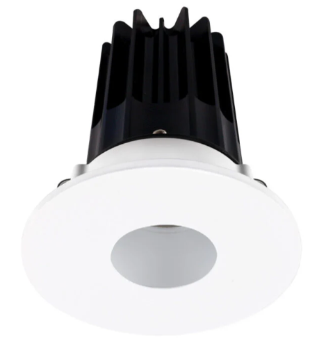 Lotus LED Lights LED-2-S15W-5CCT-2RRAK-2RPH-60D 2 Inch Round Recessed LED Downlight, Wattage 15W, 5CCT Selectable, Lumens 1000lm, 60° Beam Angle, Alzak Reflector, Round Pinhole Trim