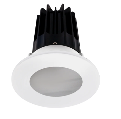 Lotus LED Lights LED-2-S15W-5CCT-2RRAK-2RST 2 Inch Round Recessed LED Downlight, Wattage 15W, 5CCT Selectable, Lumens 1000lm, 38° Beam Angle, Alzak Reflector, Shower Trim