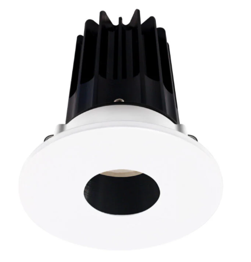 Lotus LED Lights LED-2-S15W-5CCT-2RRBK-2RPH-60D 2 Inch Round Recessed LED Downlight, Wattage 15W, 5CCT Selectable, Lumens 1000lm, 60° Beam Angle, Black Reflector, Round Pinhole Trim