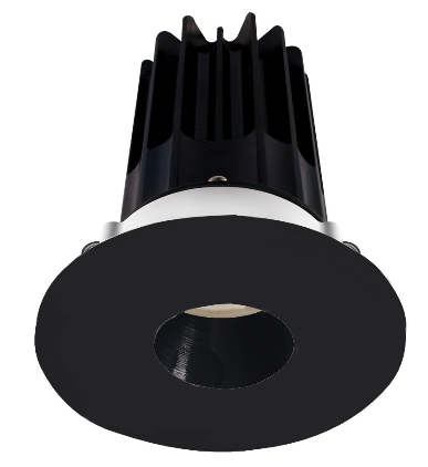 Lotus LED Lights LED-2-S15W-5CCT-2RRBK-2RPH-BK-60D 2 Inch Round Recessed LED Downlight, Wattage 15W, 5CCT Selectable, Lumens 1000lm, 60° Beam Angle, Black Reflector, Round Pinhole Trim, Black