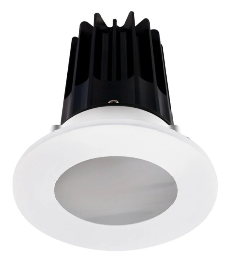 Lotus LED Lights LED-2-S15W-5CCT-2RRBK-2RST-60D 2 Inch Round Recessed LED Downlight, Wattage 15W, 5CCT Selectable, Lumens 1000lm, 60° Beam Angle, Black Reflector, Round Shower Trim