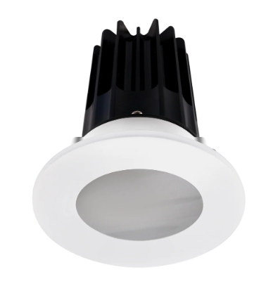 Lotus LED Lights LED-2-S15W-5CCT-2RRBK-2RST 2 Inch Round Recessed LED Downlight, Wattage 15W, 5CCT Selectable, Lumens 1000lm, 38° Beam Angle, Black Reflector, Shower Trim