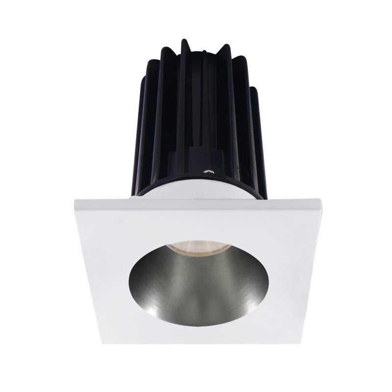 Lotus LED Lights LED-2-S15W-5CCT-2RRCH-2STWH-24 2" LED Recessed Downlight, High Output, Color Temperature 2700K-5000K, Wattage 15W, Beam Angle 24°, Chrome Reflector - White Trim