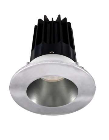 Lotus LED Lights LED-2-S15W-5CCT-2RRDM-2RTCH-24D 2 inch Recessed Downlight 15W LED 5CCT 1000 lm - 24° Beam Angle - Diamond Reflector - Round Chrome Trim - Type IC Damp Air-Tight T24 CRI 90+
