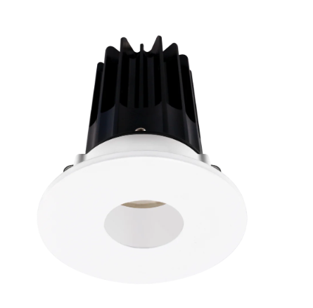 Lotus LED Lights LED-2-S15W-5CCT-2RRWH-2RPH-24D 2 Inch Round Recessed LED Downlight, Wattage 15W, 5CCT Selectable, Lumens 1000lm, 24° Beam Angle, White Reflector, Pinhole Trim