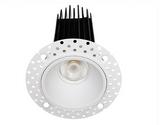 Lotus LED Lights LED-2-S15W-L5CCTWH-T 2" Trimless Round Led Downlight - High Output - 15w - 27k / 3k / 35k / 4k / 5k - 985 Lumens - 120v - White Finish