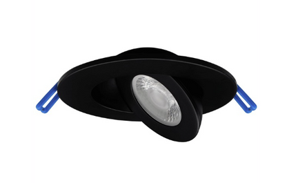 Lotus LED Lights LED-2-S5W-5CCT-FG-BK 2" Floating Gimbal Led Downlight - 5w - 27k / 3k / 35k / 4k / 5k - 420 Lumens - 120v - Black Finish