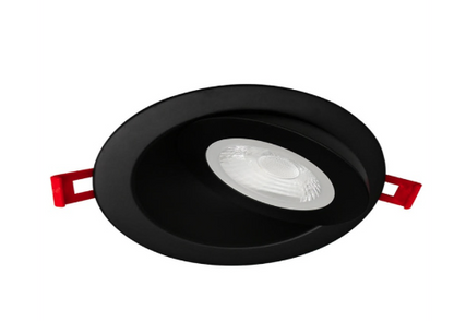 Lotus LED Lights LED-2-S5W-5CCT-FG-BK 2" Floating Gimbal Led Downlight - 5w - 27k / 3k / 35k / 4k / 5k - 420 Lumens - 120v - Black Finish