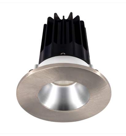 Lotus LED Lights LED-2-S8W2-27K-2RRAK-2RTBN 2" Led Recessed Downlight - 8w - 2700k - 580 Lumens - Silver Reflector - Round Brushed Nickel Trim - 120v