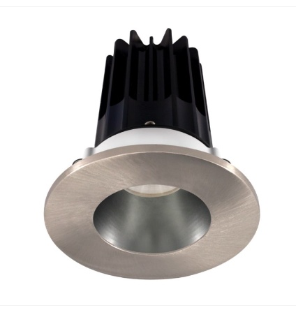 Lotus LED Lights LED-2-S8W2-27K-2RRCH-2RTBN 2" Led Recessed Downlight - 8w - 2700k - 580 Lumens - Chrome Reflector - Round Brushed Nickel Trim - 120v