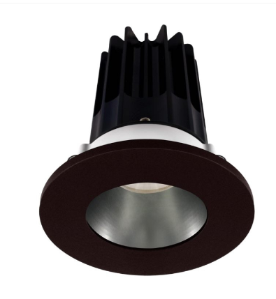 Lotus LED Lights LED-2-S8W2-27K-2RRCH-2RTBZ 2" Led Recessed Downlight - 8w - 2700k - 580 Lumens - Chrome Reflector - Round Bronze Trim - 120v