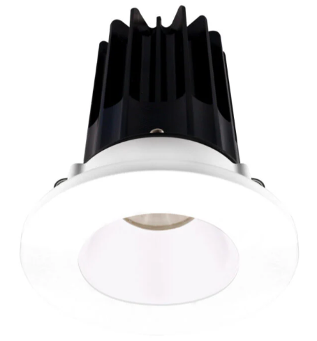 Lotus LED Lights LED-2-S8W2-27K-2RRWH-2RTWH-60D 2 inch Recessed Downlight LED, Wattage 8W, Color Temperature 2700K, Lumens 580 lm, 60° Beam Angle, White Reflector, Round White Trim