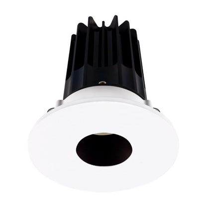 Lotus LED Lights LED-2-S8W2-3018K-2RRBZ-2RPH-BK-60D 2 inch Recessed Downlight LED, Wattage 8W, Dim to Warm 3000-1800K, Lumens 600 lm, 60° Beam Angle, Bronze Reflector, Round Pinhole Trim, Black
