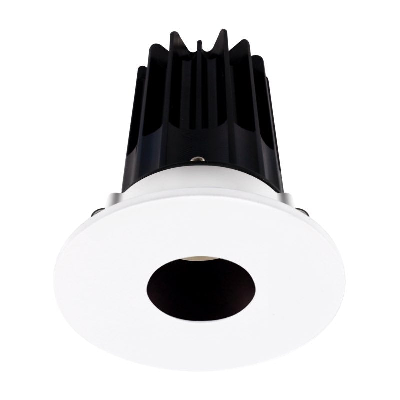 Lotus LED Lights LED-2-S8W2-3018K-2RRBZ-2RPH-BK-60D 2 inch Recessed Downlight LED, Wattage 8W, Dim to Warm 3000-1800K, Lumens 600 lm, 60° Beam Angle, Bronze Reflector, Round Pinhole Trim, Black