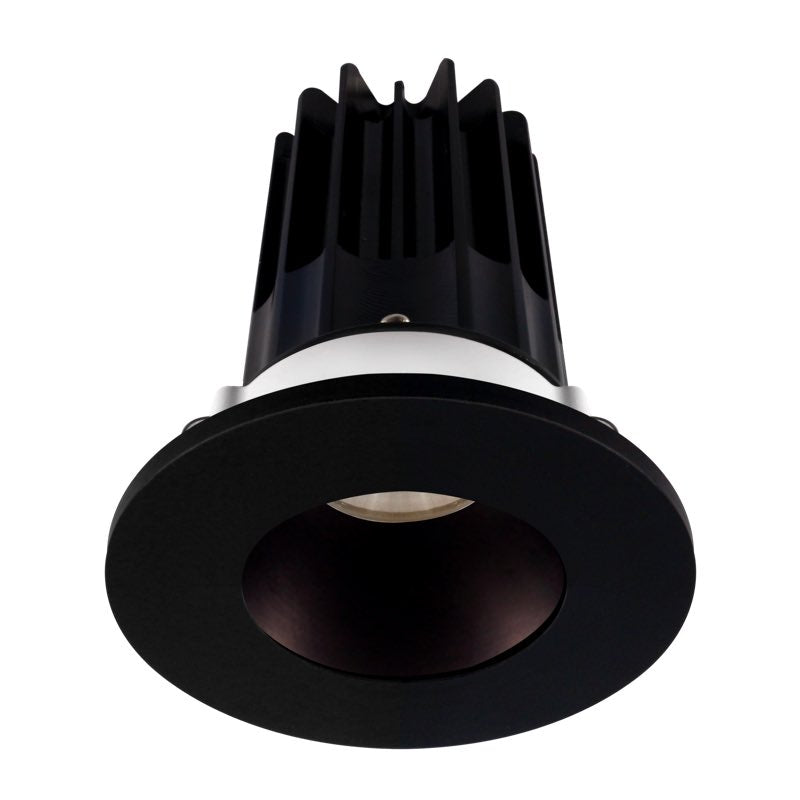 Lotus LED Lights LED-2-S8W2-3018K-2RRBZ-2RTBK-24D 2" LED Recessed Downlight, Wattage 8W, Color Temperature Dim to Warm, Lumens 600 lm, Beam Angle 24°, Bronze Reflector - Round Black Trim - 120V