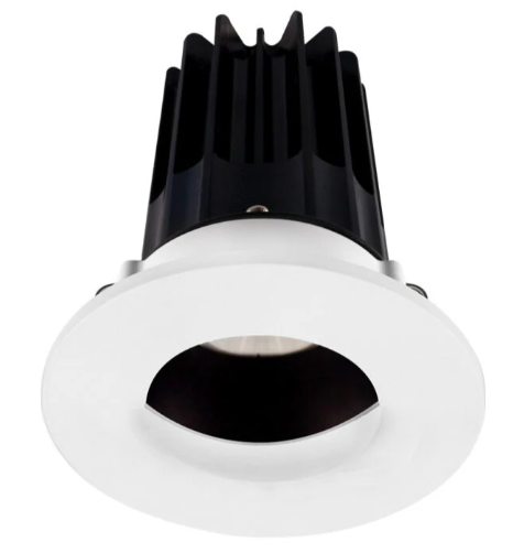 Lotus LED Lights LED-2-S8W2-3018K-2RRBZ-2RWW-60D 2 inch Recessed Downlight LED, Wattage 8W, Dim to Warm 3000-1800K, Lumens 600 lm, 60° Beam Angle, Bronze Reflector, Round Wall Wash Trim