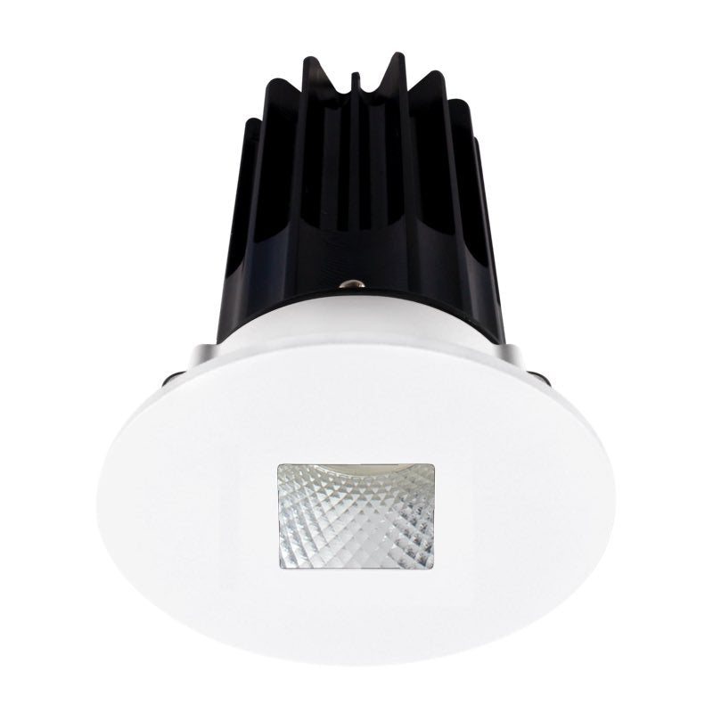 Lotus LED Lights LED-2-S8W2-3018K-2RRDM-2RSH 2" LED Recessed Downlight, Wattage 8W, Color Temperature Dim to Warm, Lumens 600 lm, Diamond Reflector - Square Hole Trim - 120V