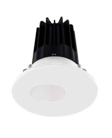Lotus LED Lights LED-2-S8W2-3018K-2RRWH-2RSA 2 inch Recessed Downlight 8W LED Dim to Warm 3000-1800K 600 lm - 38° Beam Angle - White Reflector - Round Slot Aperture Trim - Type IC Damp Air-Tight T24 CRI 90+
