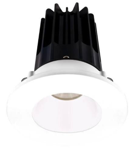 Lotus LED Lights LED-2-S8W2-3018K-2RRWH-2RTWH-60D 2 inch Recessed Downlight LED, Wattage 8W, Dim to Warm 3000-1800K, Lumens 600 lm, 60° Beam Angle, White Reflector, Round White Trim