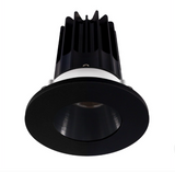 Lotus LED Lights LED-2-S8W2-30K-2RRBK-2RTBK 2" Led Recessed Downlight - 8w - 3000k - 600 Lumens - Black Reflector - Round Black Trim - 120v