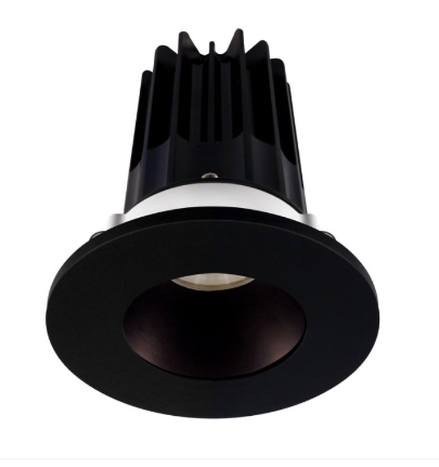 Lotus LED Lights LED-2-S8W2-30K-2RRBZ-2RTBK 2" Led Recessed Downlight - 8w - 3000k - 600 Lumens - Bronze Reflector - Round Black Trim - 120v