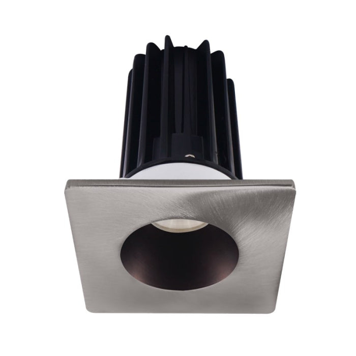 Lotus LED Lights LED-2-S8W2-30K-2RRBZ-2STBN 2" LED Recessed Downlight, 8 Watt, 600 Lumens, CCT 3000K, 120V, Bronze Reflector/ Square Brushed Nickel Trim