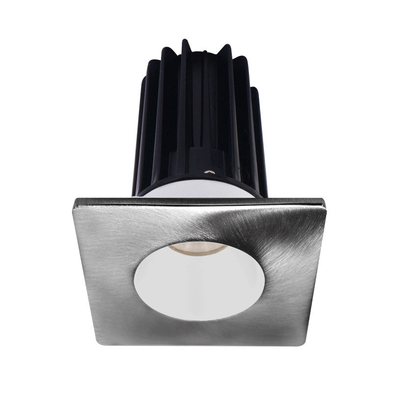 Lotus LED Lights LED-2-S8W2-40K-2RRWH-2STCH-60D 2" LED Recessed Downlight, Wattage 8W, Color Temperature 4000K, Lumens 620 lm, Beam Angle 60°, White Reflector - Square Chrome Trim - 120V
